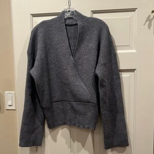 Commense Charcoal V-Neck Sweater